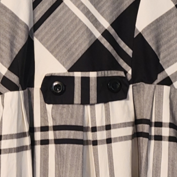 Sandro Sportswear Women's Black & White Plaid Blazer Size M - Picture 7 of 7